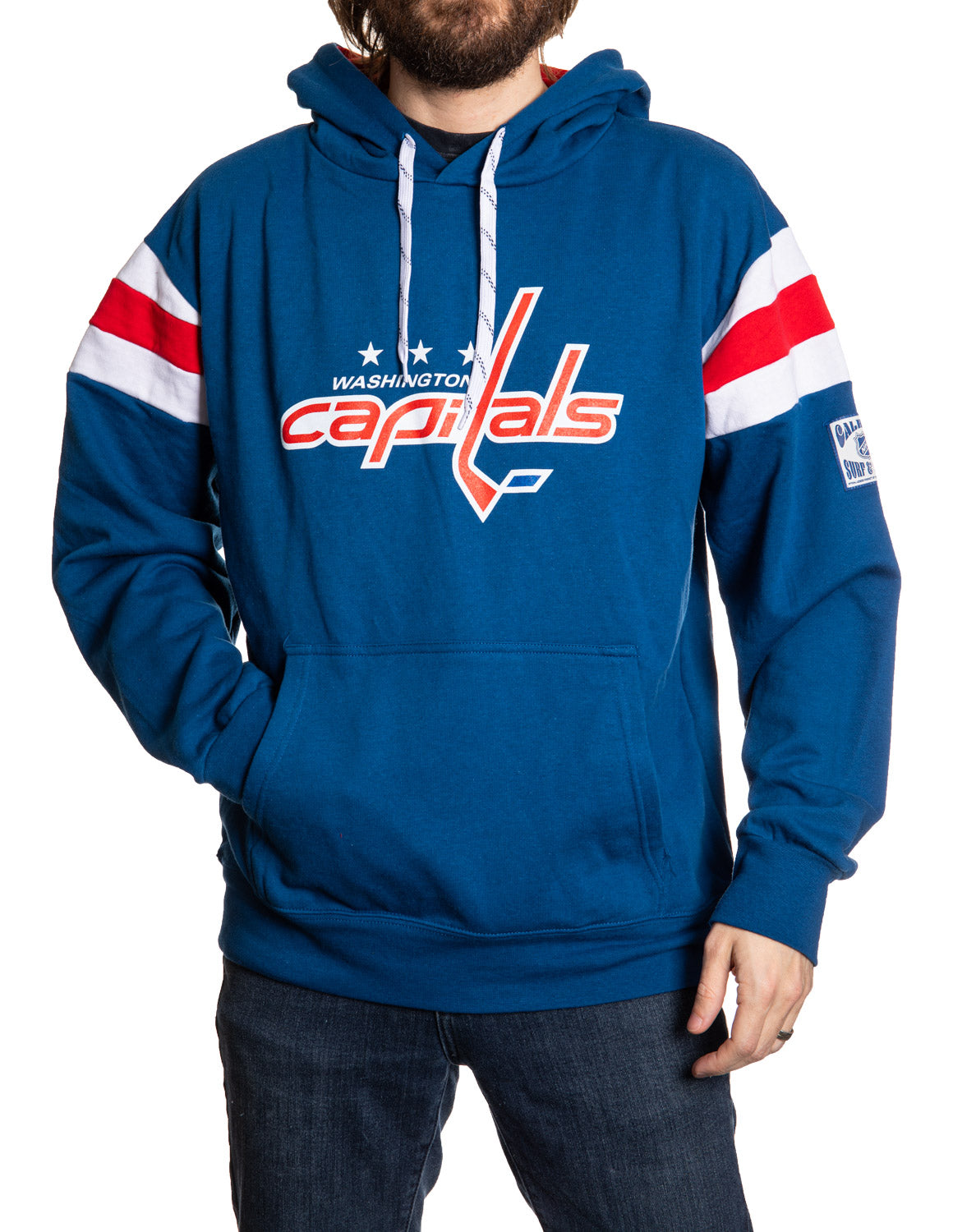 Washington Capitals Varsity Retro Style Hoodie - www.Shopthatapp.com #