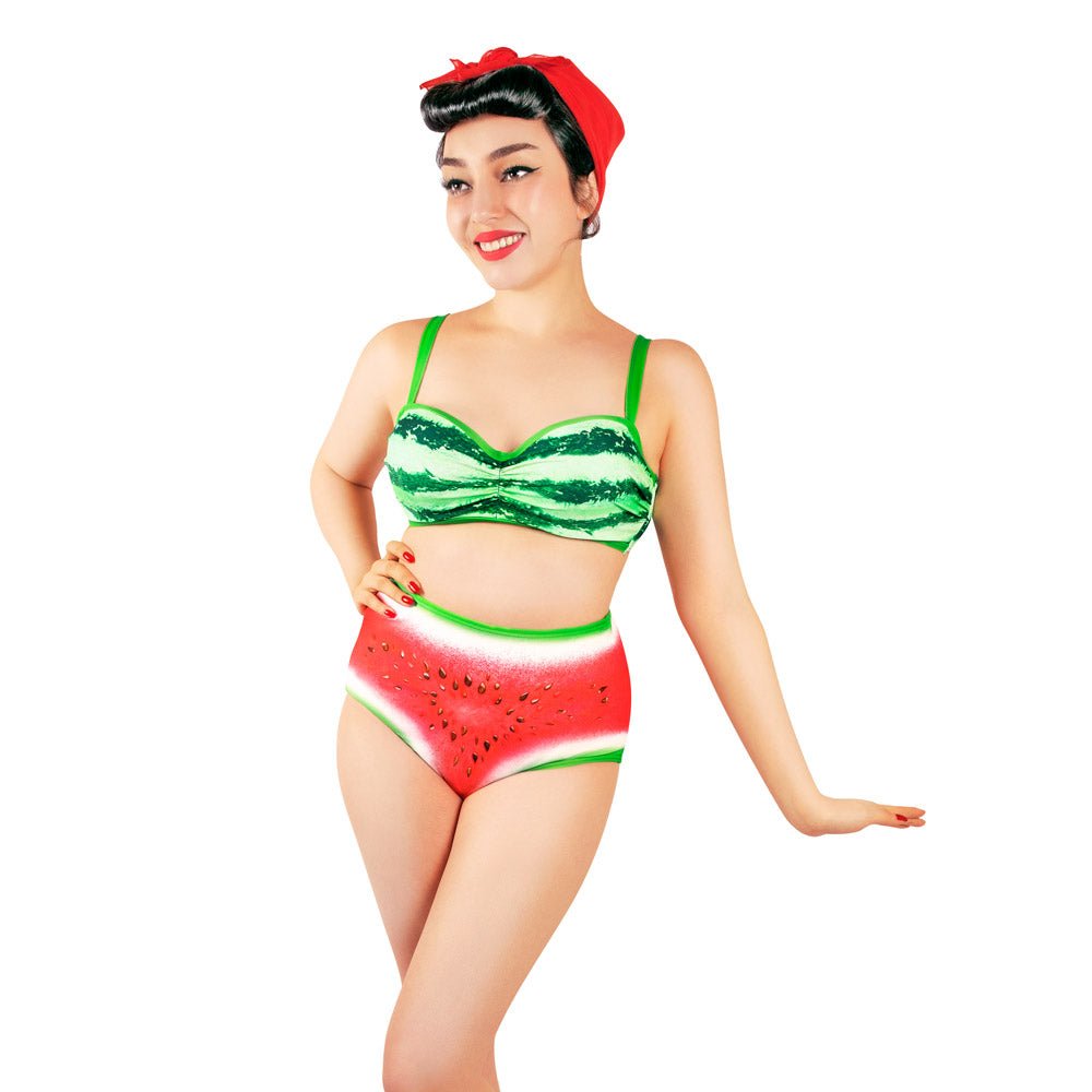 Hot Chocolate Design - Watermelon 50s Bikini BOTTOM ONLY - www.Shopthatapp.com