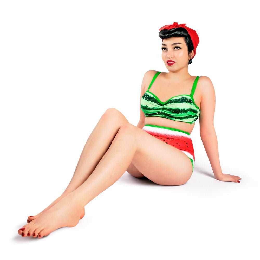 Hot Chocolate Design - Watermelon 50s Bikini BOTTOM ONLY - www.Shopthatapp.com