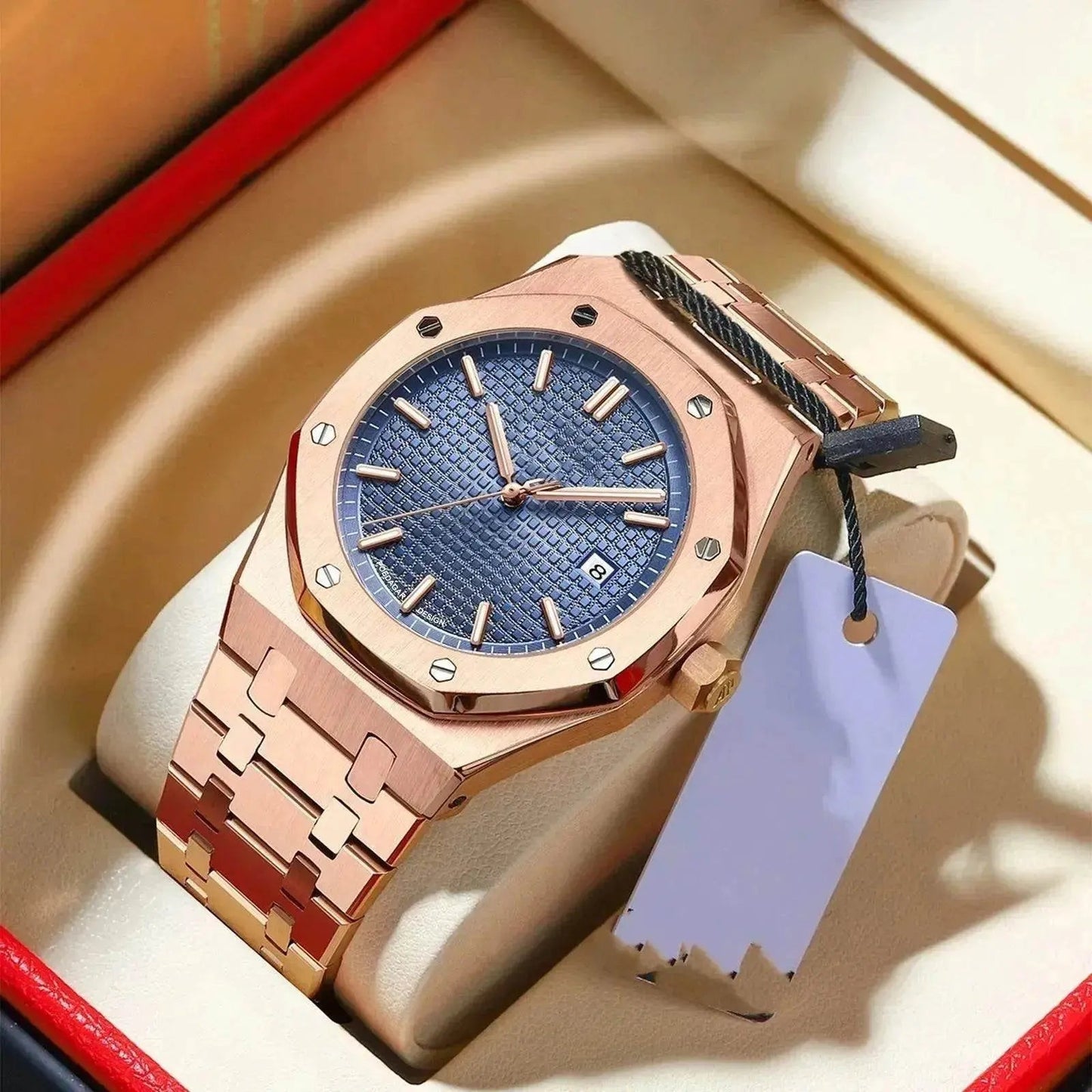 Waterproof Fashion Business Trend Luminous Calendar Watch - www.Shopthatapp.com