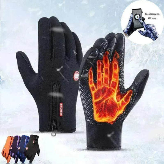 Waterproof Touch Screen Polar Fleece Motorcycle Riding Gloves - www.Shopthatapp.com