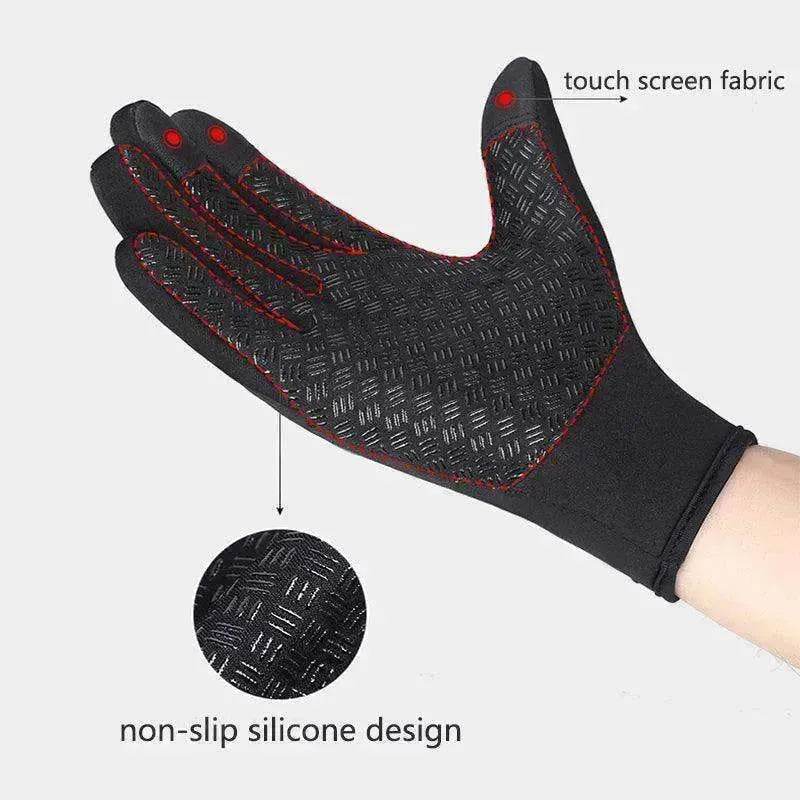 Waterproof Touch Screen Polar Fleece Motorcycle Riding Gloves - www.Shopthatapp.com