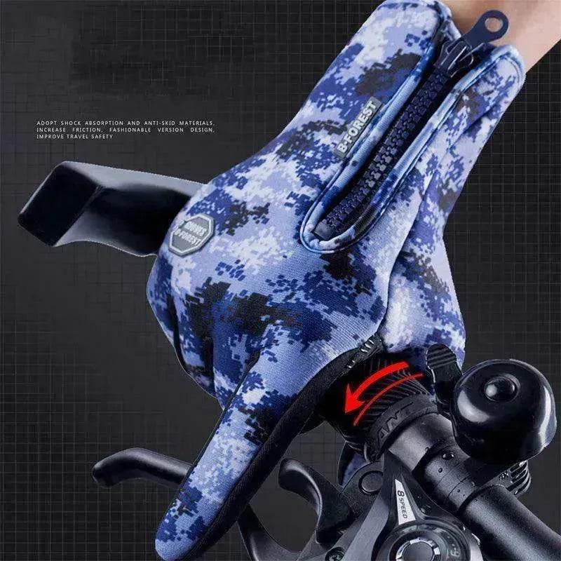 Waterproof Touch Screen Polar Fleece Motorcycle Riding Gloves - www.Shopthatapp.com