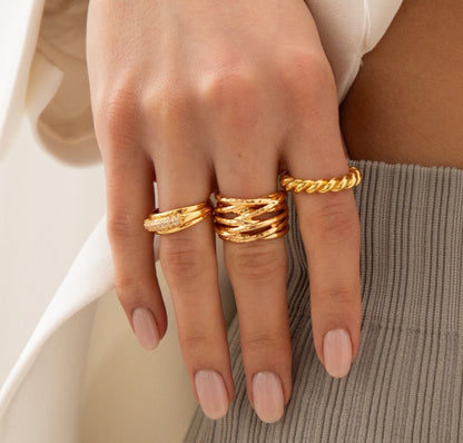 Gewellter Crossover-Ring