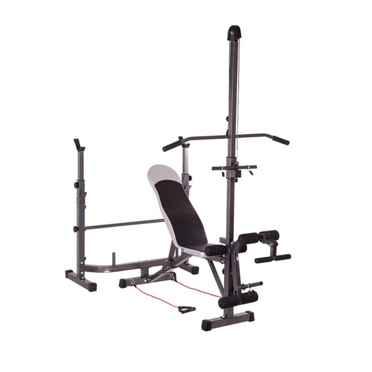 Weight Lifting Bench with Lat Pulldown Pulley &amp; Scott Bench (LHG SR-01) - www.Shopthatapp.com #