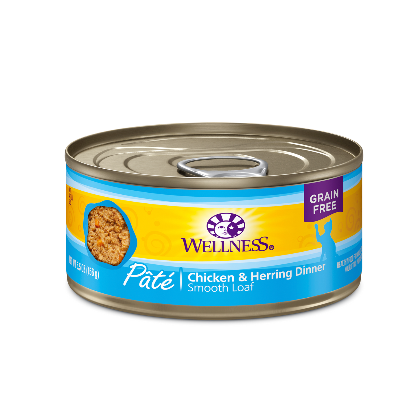 Wellness Complete Health™ Pâté Chicken & Herring Cat Wet Food - EXPIRES Sept 10 2024 - Www.Shopthatapp.com