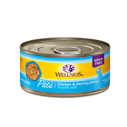 Wellness Complete Health™ Pâté Chicken & Herring Cat Wet Food - EXPIRES Sept 10 2024 - Www.Shopthatapp.com
