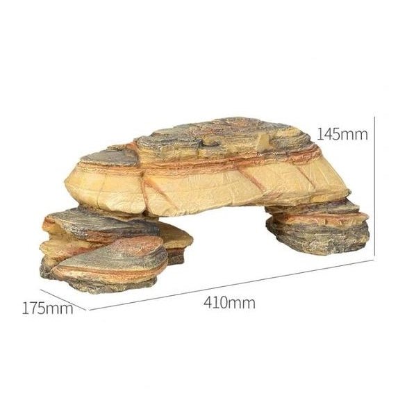 REPTIZOO Shale Rock Den
