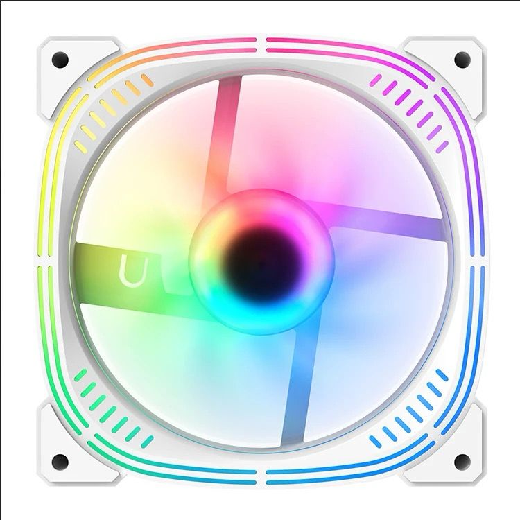 120mm PC Computer Case Fan Cooling Cooler 6PIN Adjustable RGB Led 12cm Mute Ventilador 5V DC ARGB Fans Adjust Speed Aura Sync Black / White - www.Shopthatapp.com