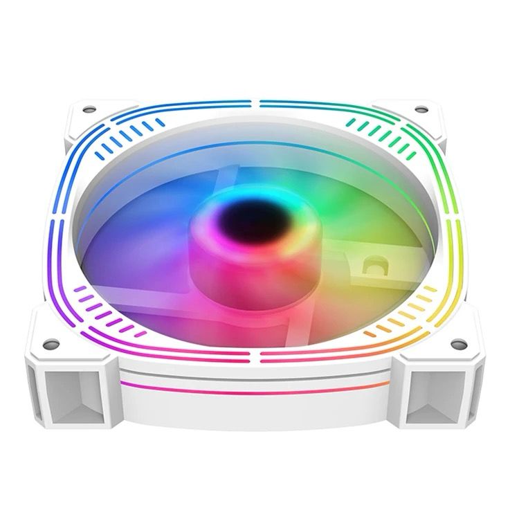 120mm PC Computer Case Fan Cooling Cooler 6PIN Adjustable RGB Led 12cm Mute Ventilador 5V DC ARGB Fans Adjust Speed Aura Sync Black / White - www.Shopthatapp.com