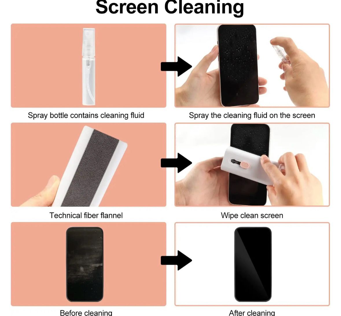 Multifunctional Keyboard Earphone Electronics Cleaner Brush Kit 7 in 1 Computer Phone Cleaning Set - www.Shopthatapp.com