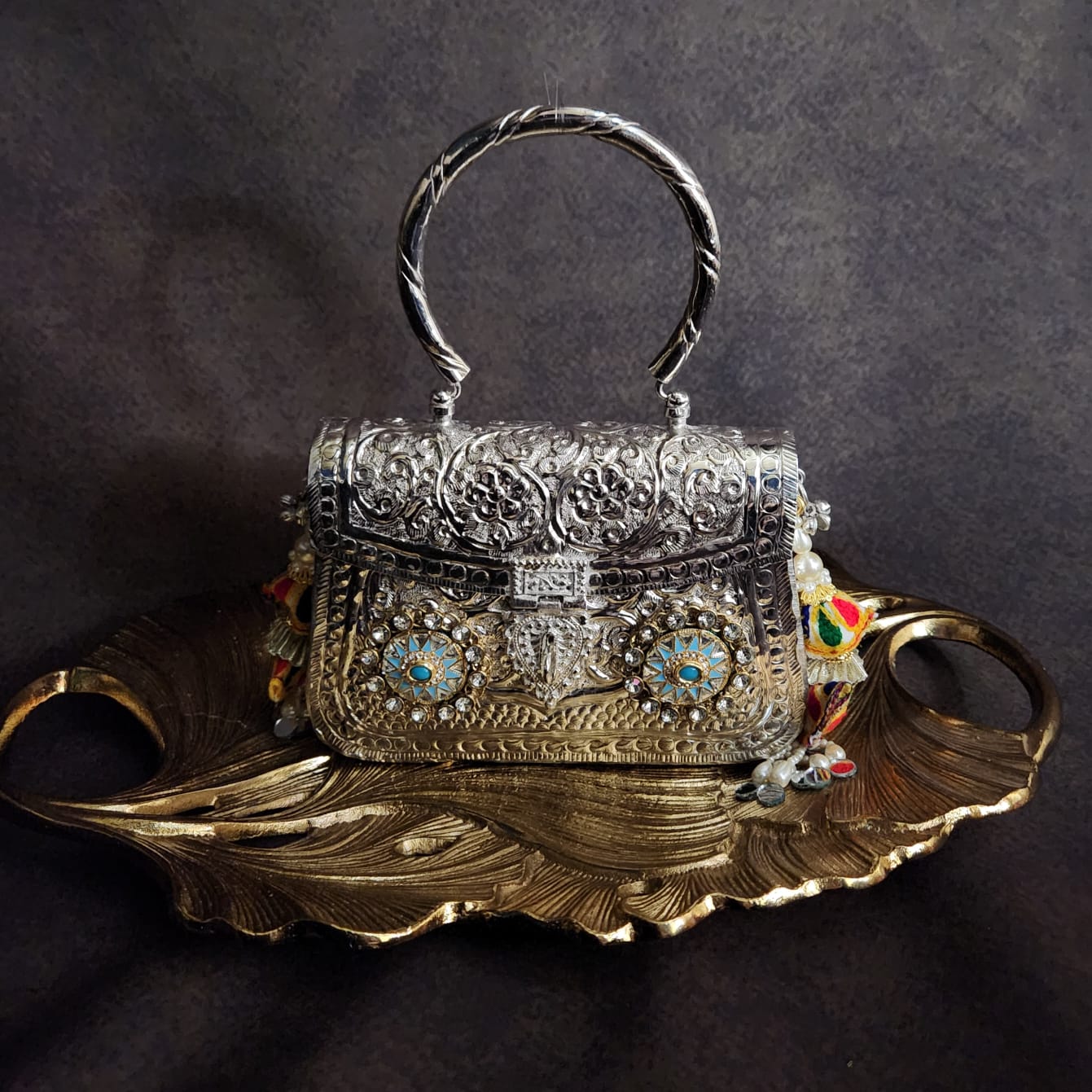 JASMINE Bag Silver - www.Shopthatapp.com