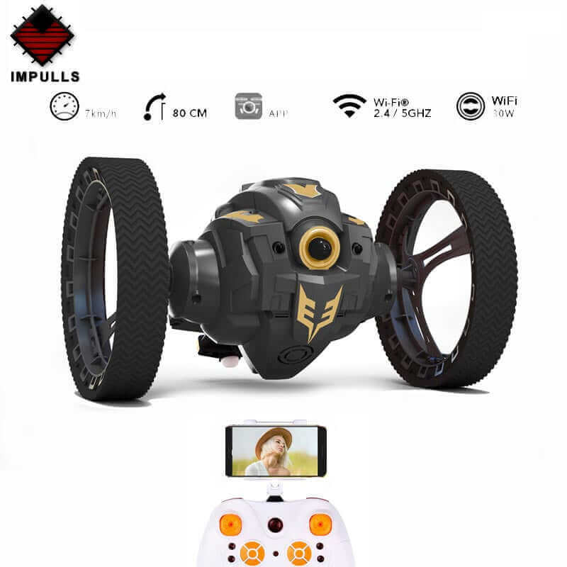 WiFi RC Bounce Car with HD Camera - 2.4GHz Jumping Sumo | KidsToyLover - www.Shopthatapp.com #