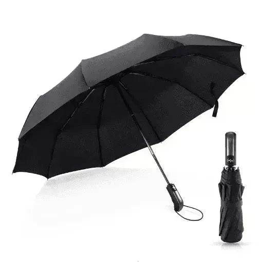 Windproof Auto Luxury Umbrella for Rain, Black Coating - www.Shopthatapp.com