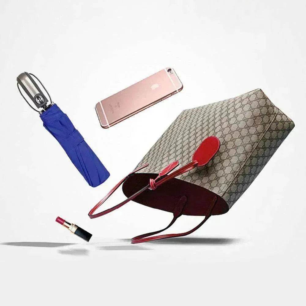 Windproof Auto Luxury Umbrella for Rain, Black Coating - www.Shopthatapp.com