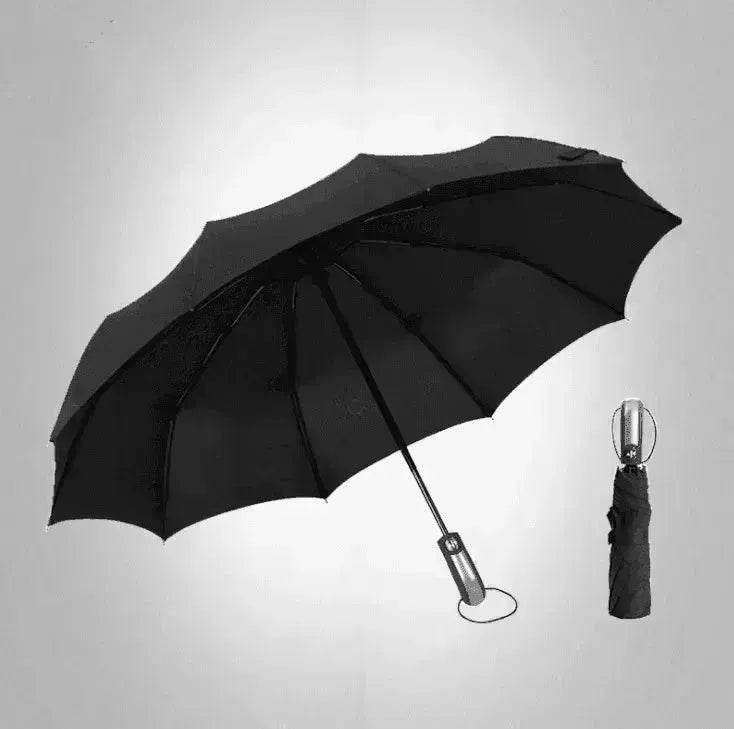 Windproof Auto Luxury Umbrella for Rain, Black Coating - www.Shopthatapp.com