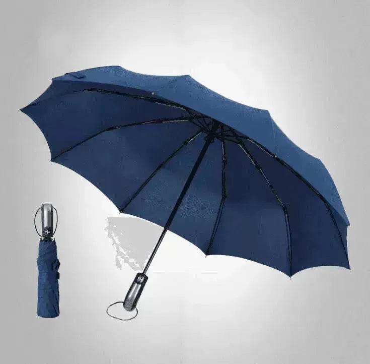 Windproof Auto Luxury Umbrella for Rain, Black Coating - www.Shopthatapp.com