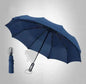 Windproof Auto Luxury Umbrella for Rain, Black Coating - www.Shopthatapp.com
