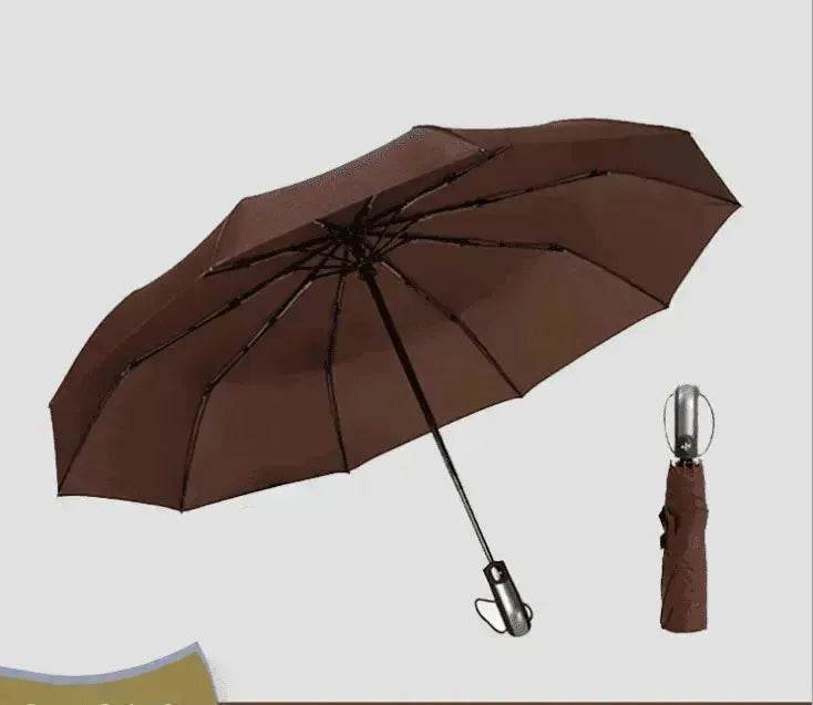 Windproof Auto Luxury Umbrella for Rain, Black Coating - www.Shopthatapp.com