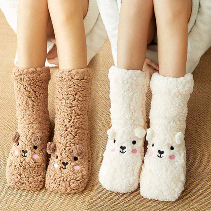 Velvet Socks – Soft Polyester Cotton Warm Women’s Cozy Socks - www.Shopthatapp.com