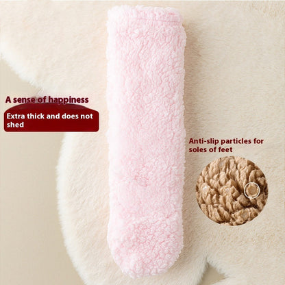 Winter Floor Socks Velvet Thicken Warm Coral Velvet Cute Socks Japanese-style Home Footwear Non-slip Socks New Year Gifts Winter Gadgets - www.Shopthatapp.com