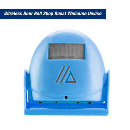 Wireless Door Bell Shop Guest Welcome Device Infrared Motion Sensor Home Anti-theft Alarm,Yellow-Home decor-www.Shopthatapp.com-Hotbuys