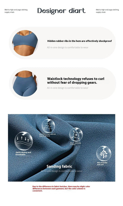 Women 2pcs Workout Gym Outfit Sport Running Fitness wear Pant and crop Top - www.Shopthatapp.com #