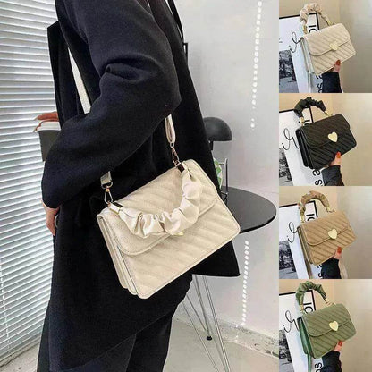 Women Handbags Fashion Chain Shoulder Bags With Love Metal Design - www.Shopthatapp.com