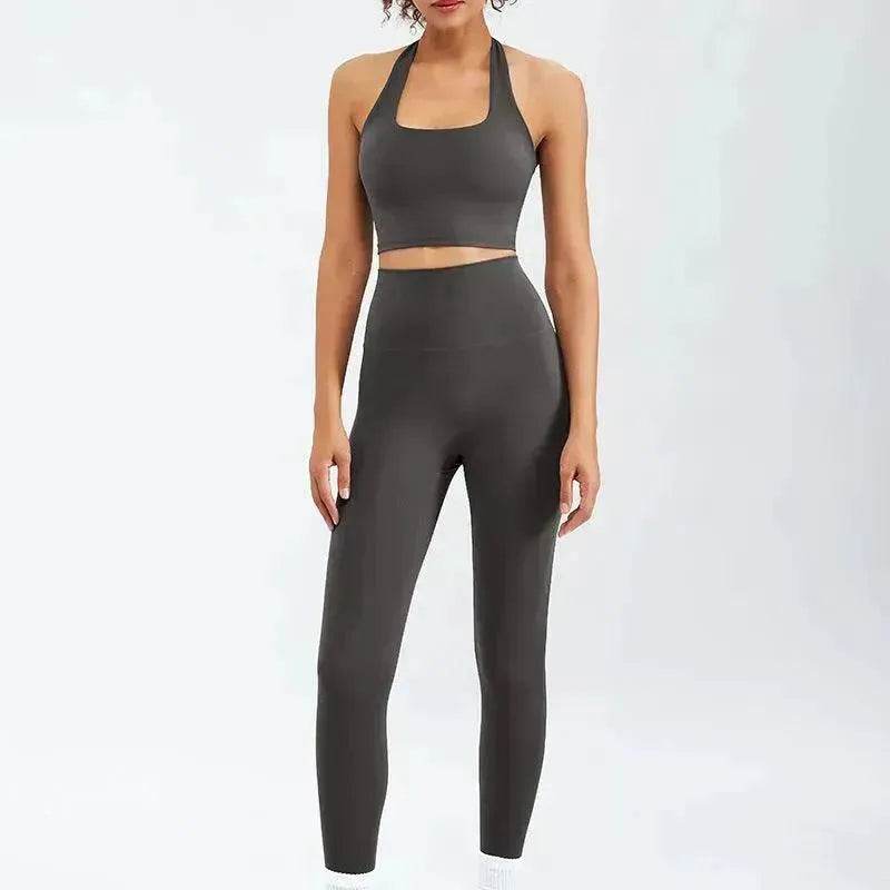 Women Yoga Zipper Long-sleeved Gym Exercise Fitness Suit - www.Shopthatapp.com #