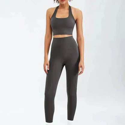 Women Yoga Zipper Long-sleeved Gym Exercise Fitness Suit - www.Shopthatapp.com #