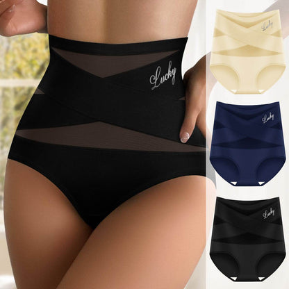 Women's High Waisted Tummy Tightening Hip Lifting Triangle Pants - www.Shopthatapp.com #