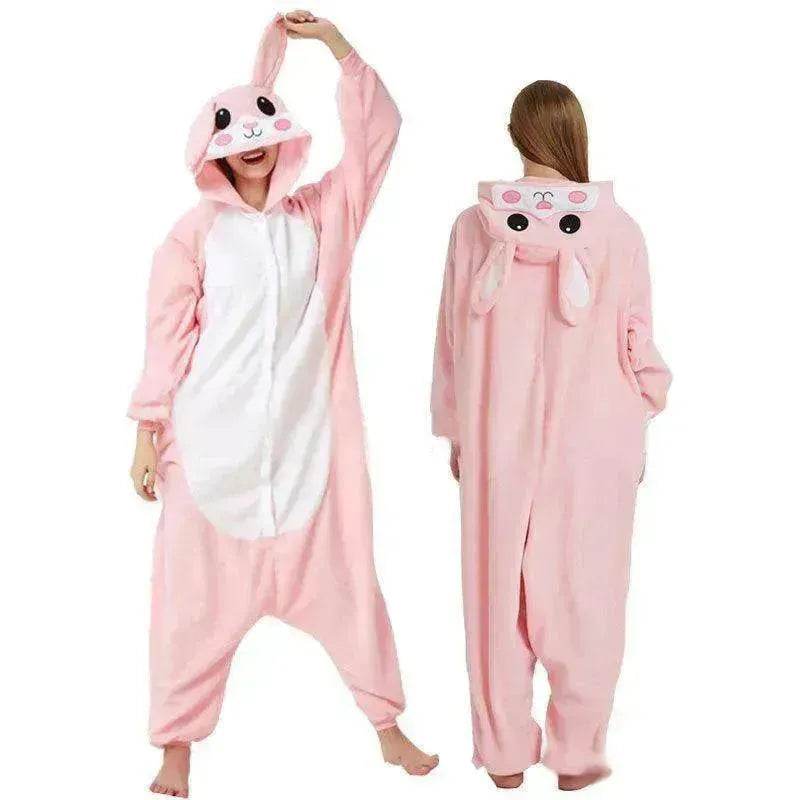 Women's One-piece Cartoon Animal Pajamas - www.Shopthatapp.com #