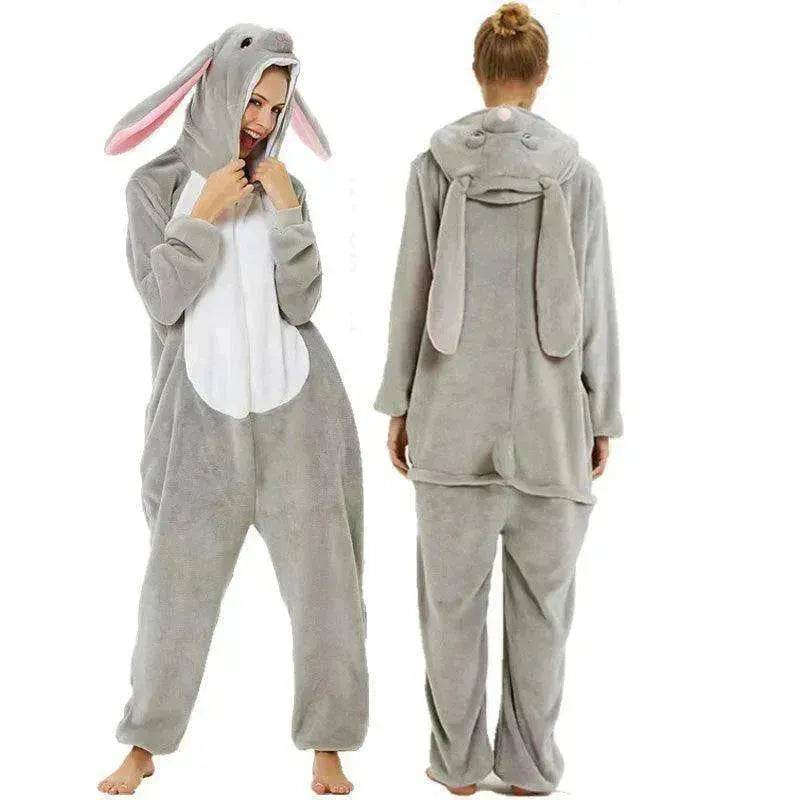 Women's One-piece Cartoon Animal Pajamas - www.Shopthatapp.com #