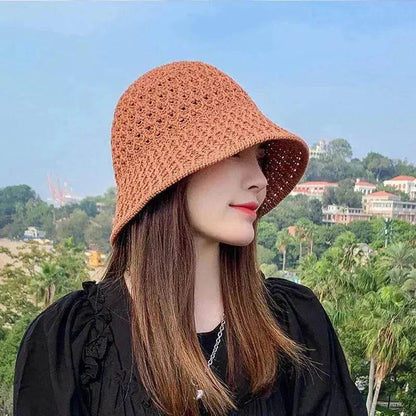 Women's Spring And Summer Hollow Sun Protection Hat - www.Shopthatapp.com #