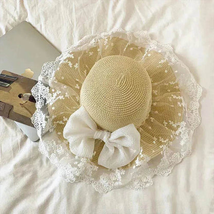 Women's Summer Bowknot Sun Hat - www.Shopthatapp.com #