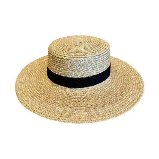 Women's Woven Raffia Straw Sunshade Hat - www.Shopthatapp.com #