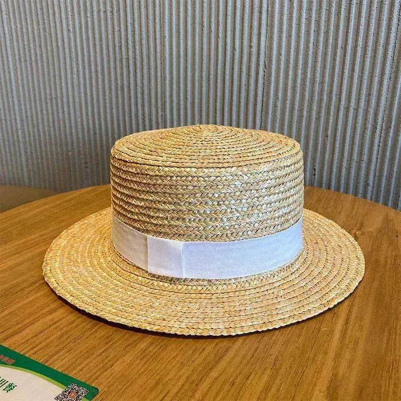 Women's Woven Raffia Straw Sunshade Hat - www.Shopthatapp.com #