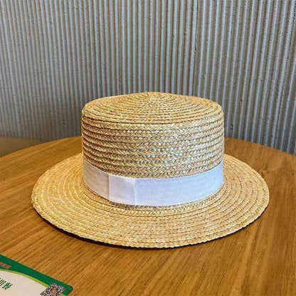 Women's Woven Raffia Straw Sunshade Hat - www.Shopthatapp.com #