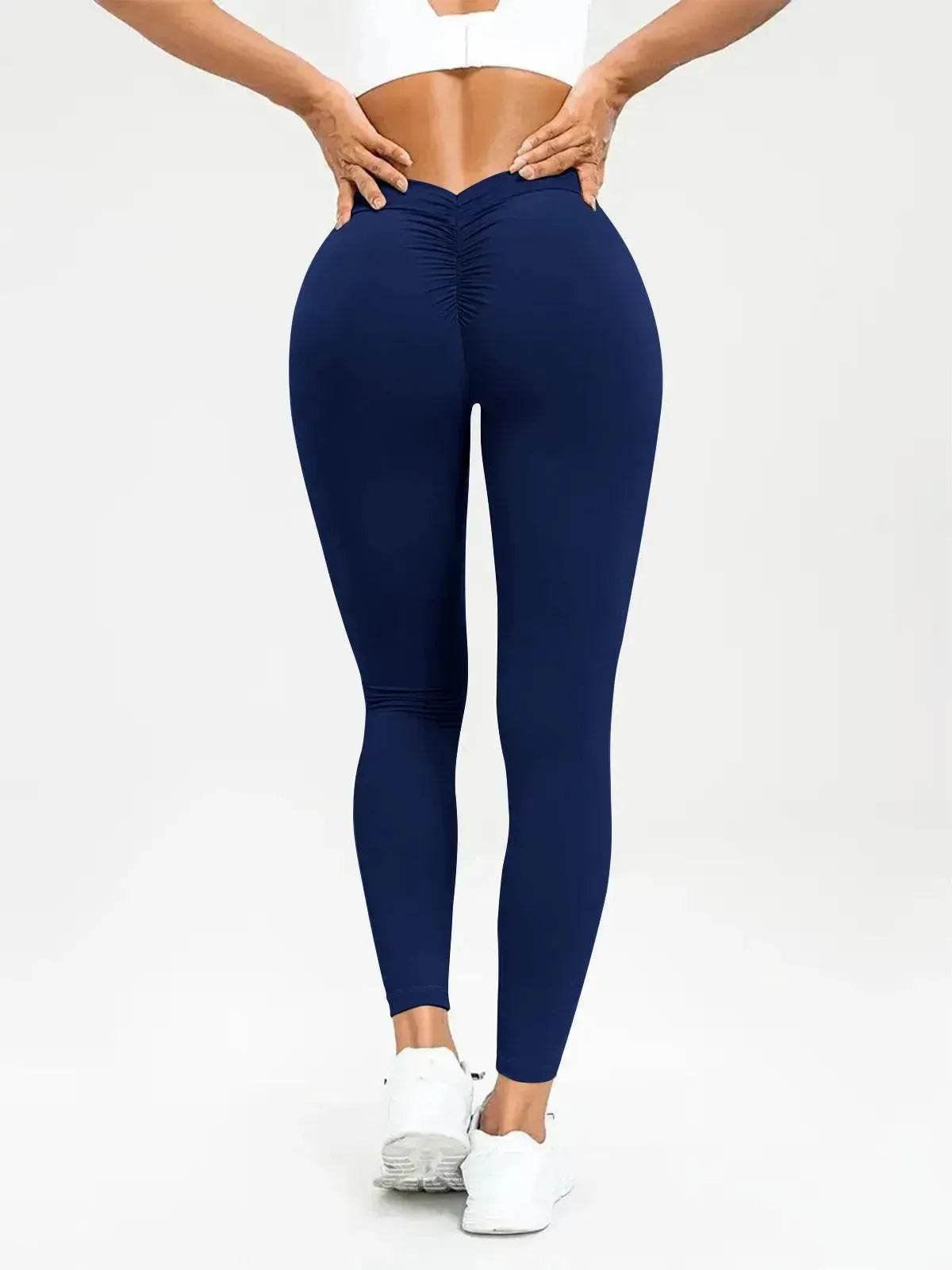 Women's Yoga Pants High Waist Lift High Elastic Tight Fitness Trousers - www.Shopthatapp.com #