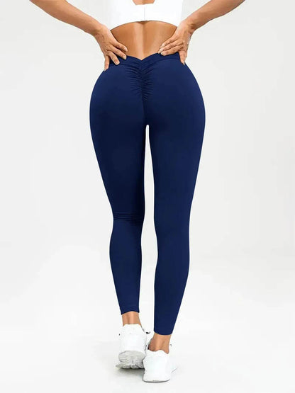 Women's Yoga Pants High Waist Lift High Elastic Tight Fitness Trousers - www.Shopthatapp.com #