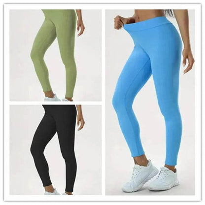 Women's Yoga Pants High Waist Lift High Elastic Tight Fitness Trousers - www.Shopthatapp.com #