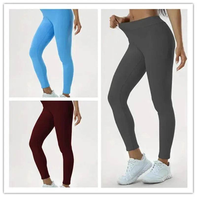 Women's Yoga Pants High Waist Lift High Elastic Tight Fitness Trousers - www.Shopthatapp.com #