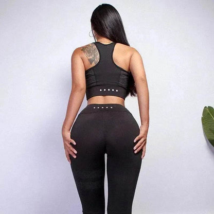 Women sport Suit Gym Yoga Sets 2 Pieces Women Sportwear Yoga Set Fitness Sportwear Workout Set Fitness Yoga Wear - www.Shopthatapp.com #