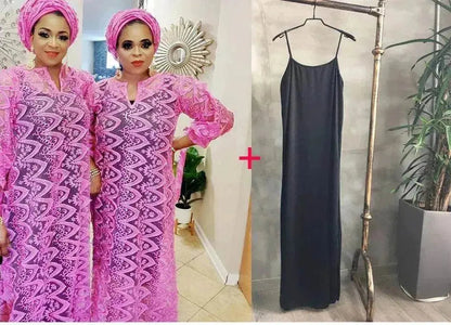 Women's Arab  Style Loose Lace Long Dress - www.Shopthatapp.com