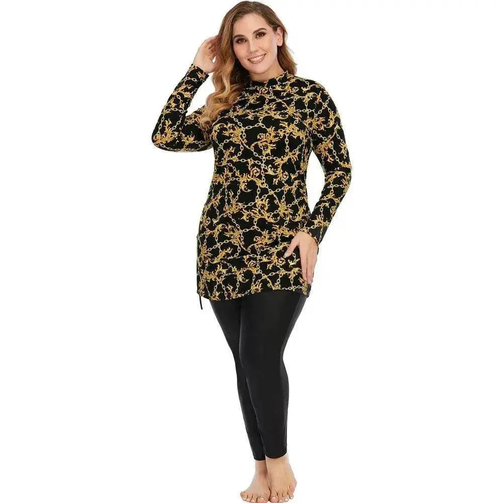 Women's Conservative Swimsuit, Floral Print, Women's Arab  Swimsuit - www.Shopthatapp.com