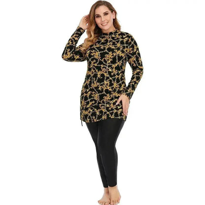 Women's Conservative Swimsuit, Floral Print, Women's Arab  Swimsuit - www.Shopthatapp.com