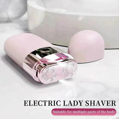 Women's Electric USB Charging & dry battery Double blade body Shaver - www.Shopthatapp.com