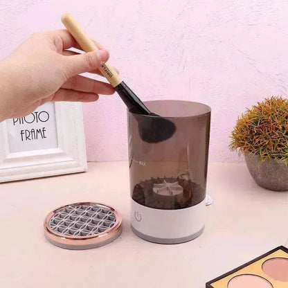 Women's Eye Shadow Brush Cleaning Tool Portable Electric Makeup Brush Cleaner Machine - www.Shopthatapp.com