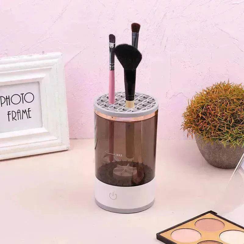 Women's Eye Shadow Brush Cleaning Tool Portable Electric Makeup Brush Cleaner Machine - www.Shopthatapp.com