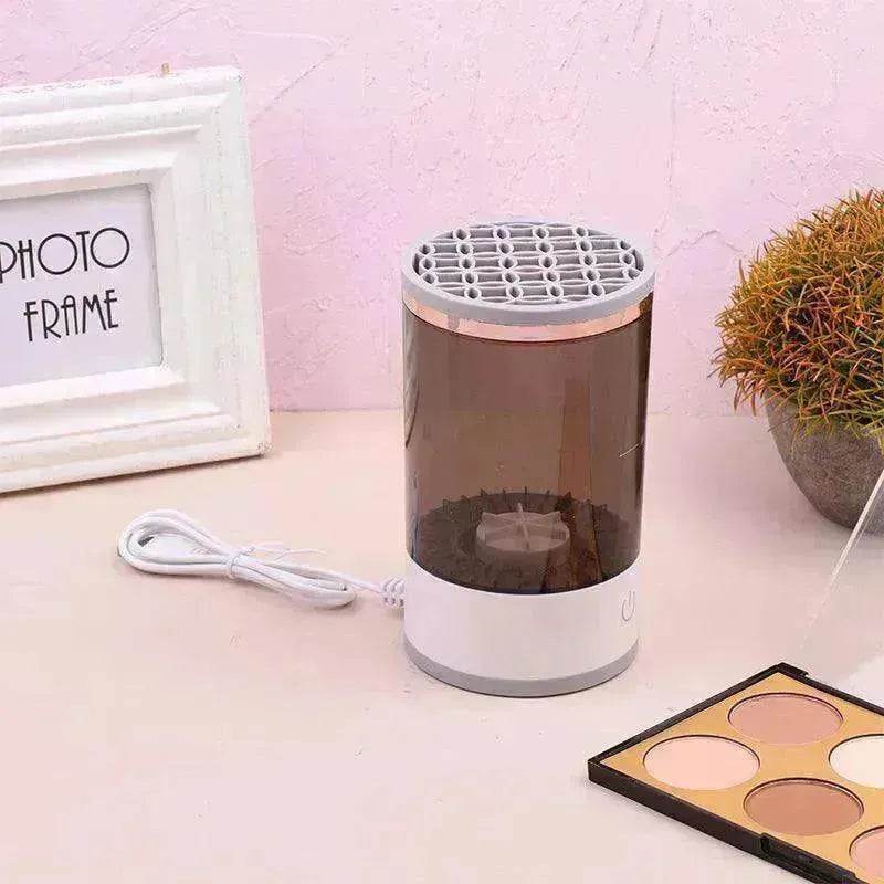 Women's Eye Shadow Brush Cleaning Tool Portable Electric Makeup Brush Cleaner Machine - www.Shopthatapp.com